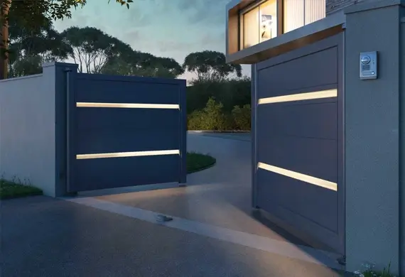 Palm Desert Modern Swing Driveway Gate Contractors